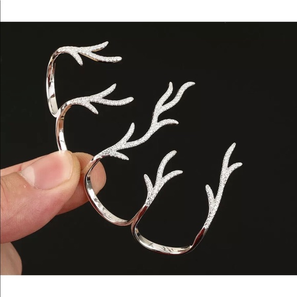 Four finger ring with Turkish topaz - Picture 6 of 6